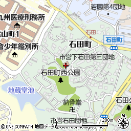 石田町集会所周辺の地図