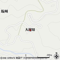 徳島県那賀郡那賀町坂州大用知周辺の地図