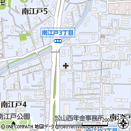 愛媛県松山市南江戸3丁目792周辺の地図