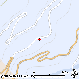 徳島県三好市東祖谷小川193周辺の地図