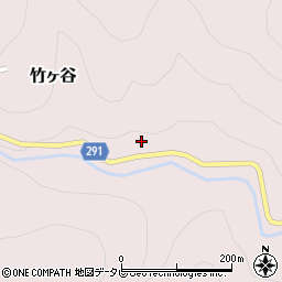 徳島県那賀郡那賀町竹ヶ谷近江周辺の地図