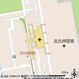 バジェットレンタカー北九州空港店周辺の地図