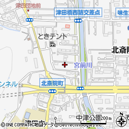 愛媛県松山市北斎院町905周辺の地図