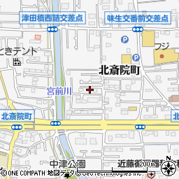 愛媛県松山市北斎院町664-6周辺の地図