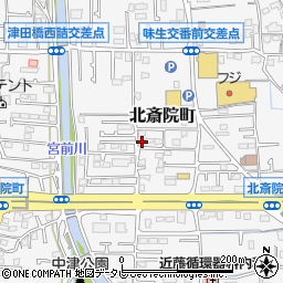 愛媛県松山市北斎院町668-22周辺の地図