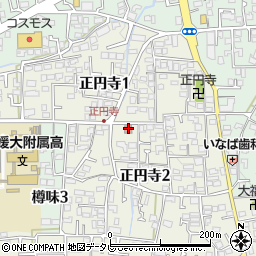 桑原公民館正円寺分館周辺の地図