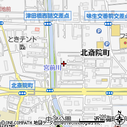 愛媛県松山市北斎院町658周辺の地図
