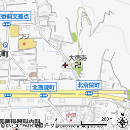 愛媛県松山市北斎院町516周辺の地図