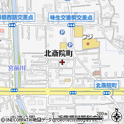 愛媛県松山市北斎院町668-12周辺の地図