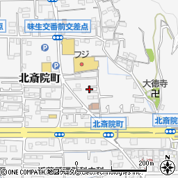 愛媛県松山市北斎院町627-10周辺の地図