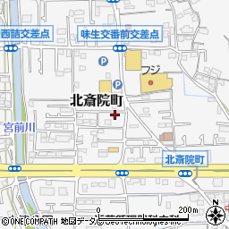 愛媛県松山市北斎院町668周辺の地図