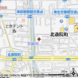 愛媛県松山市北斎院町658-7周辺の地図