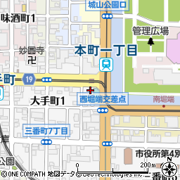 中四国ゴルフ会員権取引業協同組合　四国連絡事務所周辺の地図