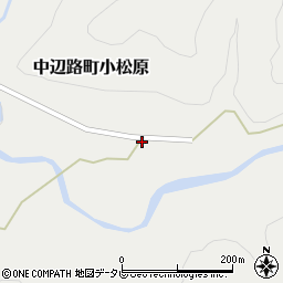 和歌山県田辺市中辺路町小松原167-1周辺の地図