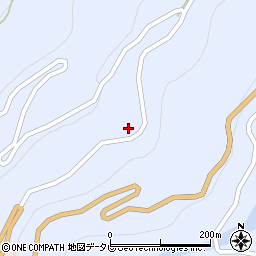 徳島県三好市東祖谷小川236周辺の地図