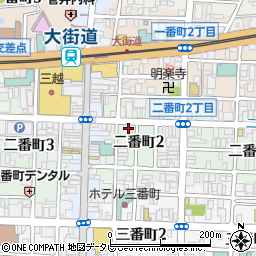 産直海鮮居酒屋 金魚 きんぎょ 松山 二番町周辺の地図