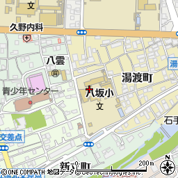 愛媛県松山市湯渡町4-20周辺の地図