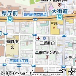 テンプスタッフフォーラム株式会社松山オフィス周辺の地図