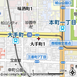 株式会社モア・ミュージック松山本店周辺の地図