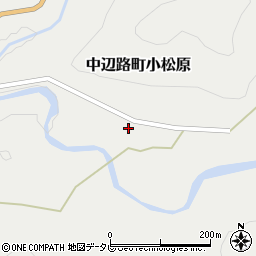 和歌山県田辺市中辺路町小松原133周辺の地図