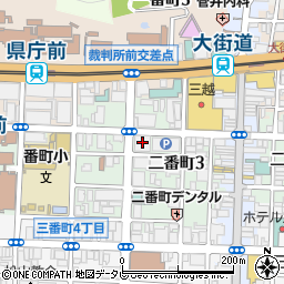 ＮＴＴ・ＴＣリース株式会社　リース事業‐新規リース、金融サービスの申込関係四国支店周辺の地図
