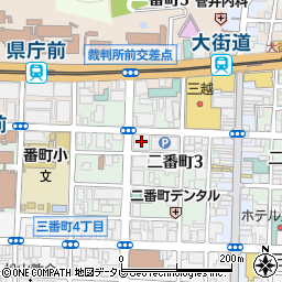 ＮＴＴ・ＴＣリース株式会社　リース事業‐新規リース、金融サービスの申込関係四国支店周辺の地図