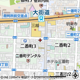 コメダ珈琲店松山大街道店周辺の地図