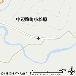 和歌山県田辺市中辺路町小松原151周辺の地図