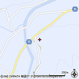 徳島県阿南市新野町豊田木戸周辺の地図