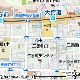 香川銀行松山支店 ＡＴＭ周辺の地図