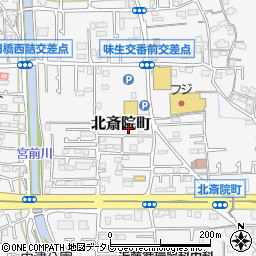 愛媛県松山市北斎院町668-4周辺の地図