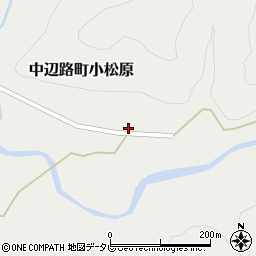 和歌山県田辺市中辺路町小松原373-1周辺の地図