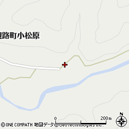 和歌山県田辺市中辺路町小松原326周辺の地図