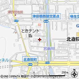 カルテット北斎院Ｂ棟周辺の地図