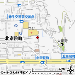 愛媛県松山市北斎院町621-2周辺の地図