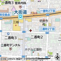 大衆酒場 松山横丁 松山大街道店周辺の地図