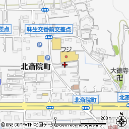 愛媛県松山市北斎院町621周辺の地図