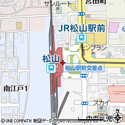 セブンイレブンＫｉｏｓｋ松山駅店周辺の地図