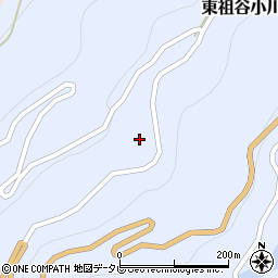 徳島県三好市東祖谷小川242周辺の地図