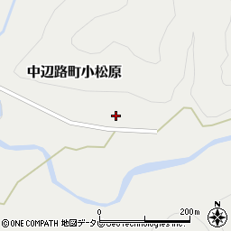 和歌山県田辺市中辺路町小松原375周辺の地図