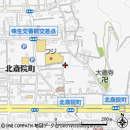 愛媛県松山市北斎院町511周辺の地図
