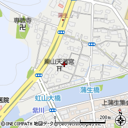 福岡県北九州市小倉南区蒲生4丁目周辺の地図