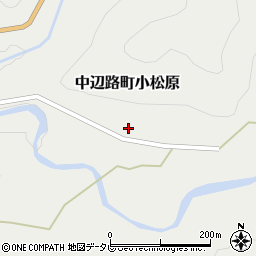 和歌山県田辺市中辺路町小松原447周辺の地図