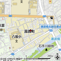 愛媛県松山市湯渡町8-19周辺の地図