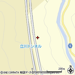 立川トンネル周辺の地図