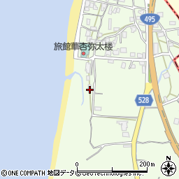 福岡県福津市勝浦587周辺の地図