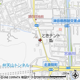 愛媛県松山市北斎院町1297周辺の地図
