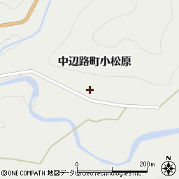 和歌山県田辺市中辺路町小松原448周辺の地図