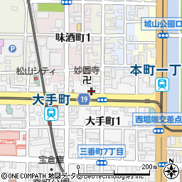 株式会社大建設計　松山支所周辺の地図