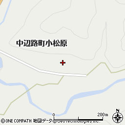 和歌山県田辺市中辺路町小松原377周辺の地図